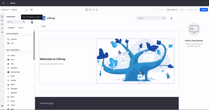 Marketplace Fragment Addition