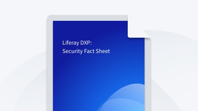 Liferay DXP Security Fact Sheet card thumbnail image