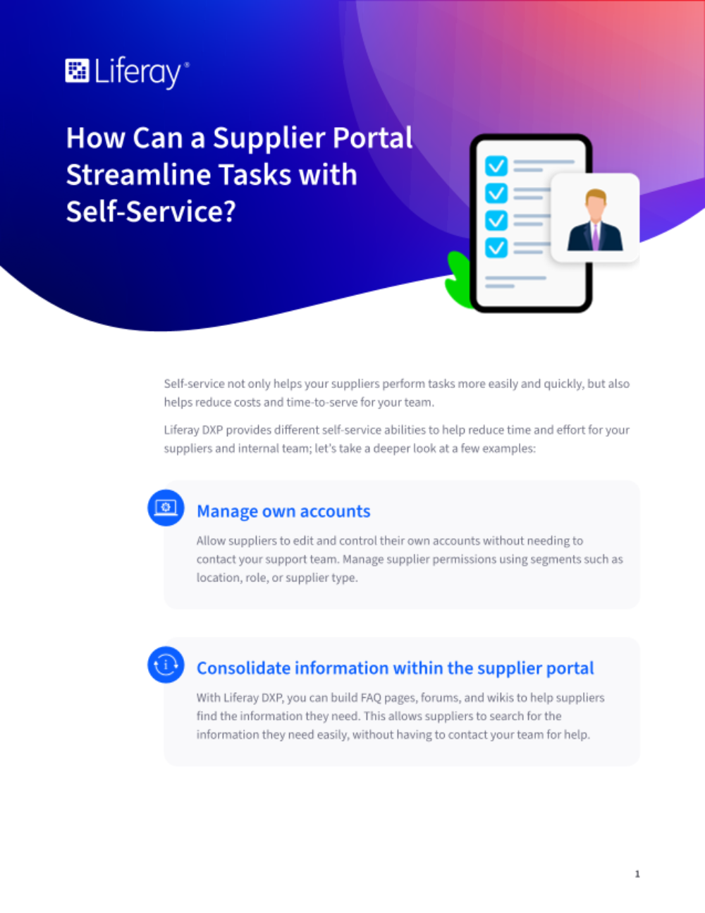 How Can a Supplier Portal Streamline Tasks with Self-Service