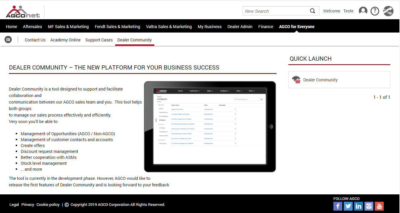 agco portal
